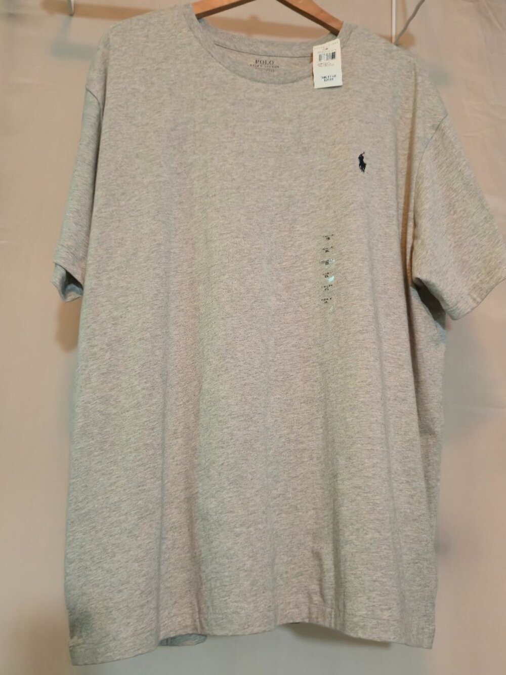 POLO Ralph Lauren Classic Fit Short Sleeve 100% cotton T‑Shirt XXL Gray